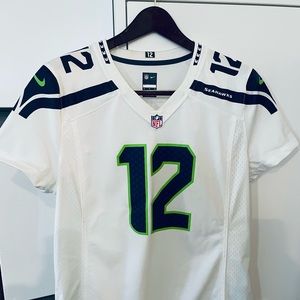 Official Seattle Seahawks Nike NFL On Field Game Jersey. Womens XL